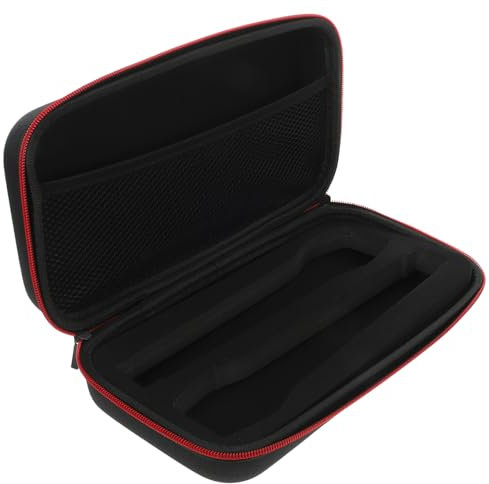 Hard Portable Microphone Case Dual Mic Bag Handheld Microphones Shockproof Carrying Storage Holder Handle