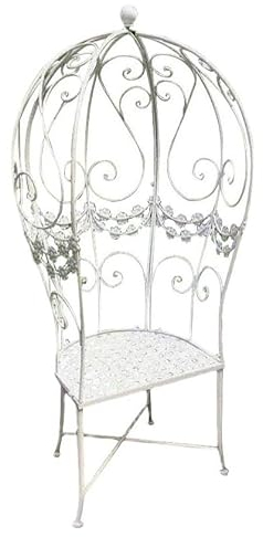 Panche da Giardino Sedie for il tempo libero all'aperto in metallo in stile europeo, sedie for parchi artistici in stile mongolfiera creativa, sedia da arrampicata for sedie da balcone con cortili Pan