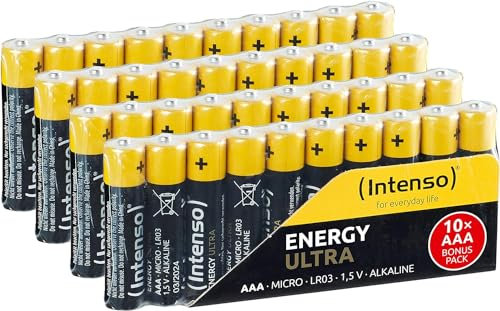G-TELWARE Intenso AAA Batterie, LR03, Gelb-Schwarz - 100er, AAA