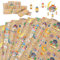 HOWAF 8 Eid Mubarak Geschenkpapier Ramadan Geschenkpapier, Eid Geschenkpapier Mond Stern Ramadan Mubarak Geschenk Papier Eid Mubarak Geschenke Verpackung Ramadan Eid Mubarak Dekoration, Kraftpapier