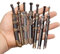 7pcs Mini Schwert Schlüsselketten Für Männer Alt Scheide Dekorationsmuster Schlüsselbund Ungeschnittenes Blade Waffenmodell Sammeln Sie Kinn-han-Messer-schlüsselanhänger