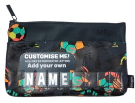 Smiggle Wild Side All Rounder Id Pencil Case Dark Grey