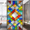Xijier Pellicola decorativa per finestre, senza colla, effetto smerigliato, stile classico, per porte e finestre, per casa e ufficio, 50 x 100 cm