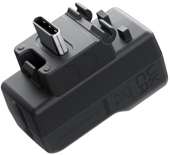 External Microphone Adapter, Mic Adapter for Insta360 X4 Camera, Type-C and 3.5mm Audio Ports