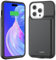 BOPPS Battery Case for iPhone 15/15 Pro【2025 New】 Powerful 7000mAh Portable Rechargeable Strong Protective Extended Charger Cover for iPhone 15/15 Pro Charging Case,Black