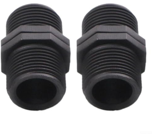 2x External Thread Connectors for IBC PP Tank Flange Fitting, Reliable and (1inch)