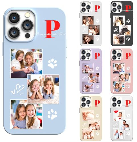 HBRYXJ Personalised Phone Cases With Photo Text For iPhone X/Xs, Custom Picture Phone Case Design Your Own Photos Style TPU Protective Covers, Customised Gifts For Birthday,Wedding