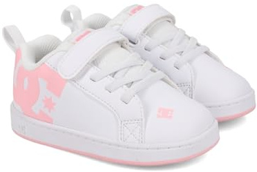 DC Shoes Toddler Court Graffik - Shoes for Toddlers - Schuhe - Kleinkinder - 27 - Weiss