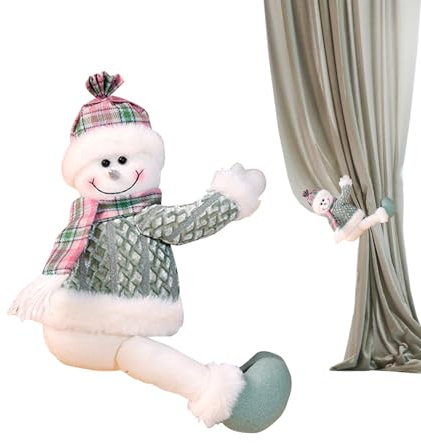 Vesidoloy Gardinen Rückhaltebänder - Wichtel Vorhangverschluss,Weihnachts Halter für Vorhänge | für Hotel Wohnzimmer Schlafzimmer Kinderzimmer Party