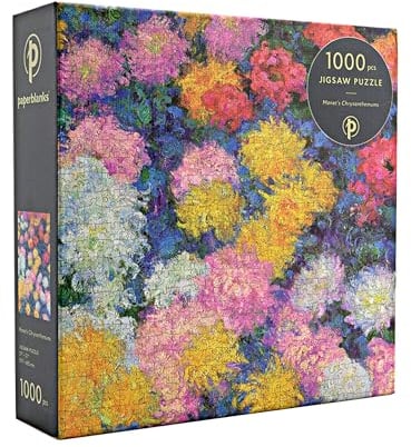 Paperblanks - Monet's Chrysanthemums - Monet's Chrysanthemums - Jigsaw Puzzles: 1000 Pieces
