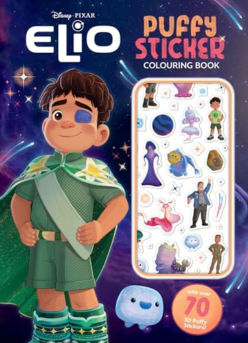 Elio: Puffy Sticker Colouring Book (Disney Pixar)