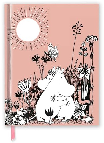 Premium Skizzenbuch: Tove Jansson, Mumin Liebe: Unser hochwertiges Blankbook mit festem, künstlerisch geprägtem Einband im Format 28 cm x 21,6 cm