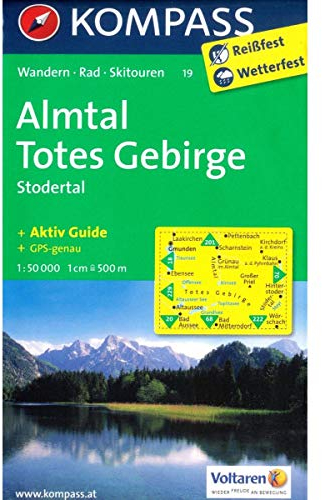 Almtal, Steyrtal, Totes Gebirge: Wander-, Bike- und Skitourenkarte. GPS-genau. 1:50.000