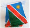 AZ FLAG - Fahnenkette Namibia 6 Meter Mit 20 Flaggen - 21x14 cm - Republik Namibia Girlande Flaggenkette 14 x 21 Cm