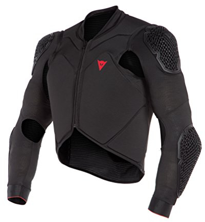 Dainese Rhyolite Safety Jacket Lite, Protektorenjacke MTB, Schwarz, XS