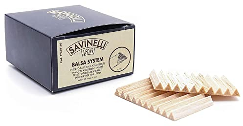 SAVINELLI Filtri in balsa per pipa [100 filtri - 6 mm ]