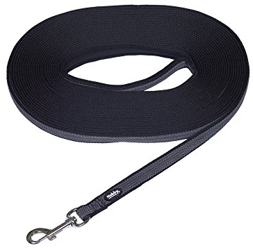 Nobby Schleppleine Anti-Slip, schwarz L: 15 m, B: 17 mm, 1 Stück