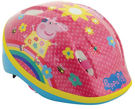 Peppa Pig Mädchen Safety Helmet Sicherheitshelm, Mehrfarbig, 48-54 cm