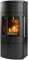 TermaTech S01-680 TT80 Kaminofen Stahl Schwarz/A+