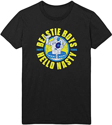 Beastie Boys Men's Nasty 20 Years T-Shirt Black