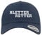 KletterRetter Classic Snapback Cap: Navy Curved