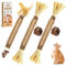 Aucenix Catnip Chew Sticks for kitten, Natural Matatabi Silvervine Cat Toy for Cat Teeth Cleaning, Silvervine for Cats Toys with Catnip, Cat Dental Sticks kitten Toys for Indoor Cats (Brown-3pcs)