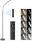 BBHome Stehlampe LED Dimmbar 10W, Leselampe mit 4 Farbtemperaturen mit Stufenlosem Dimmen, Touch-Steuerung und Fernbedienung, 1H Timer, Stehleuchte für Wohnzimmer, Schlafzimmer, Büro(Schwarz)