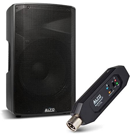 ALTO Professional Altavoz autoamplificado TX315 + Bluetooth Total MK2 - Altavoz Grande 700W con Receptor Bluetooth Recargable con XLR