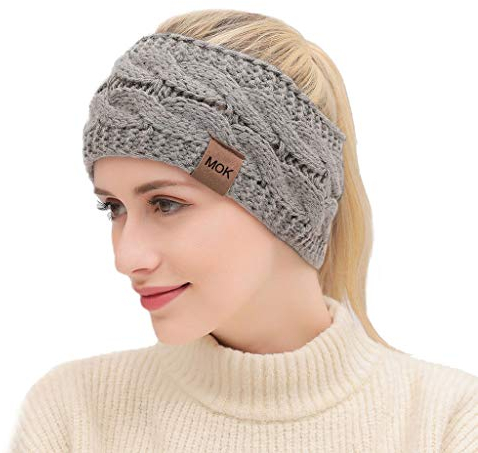 Damen Winter Mütze Strickmütze Mode Vintage Beanie Wintermütze Doppelseitige Warm Bequem Feinstrick Wollmütze Warm Weich Winterhut Elastisch Kappe Kopfhaube Skull Cap für Outdoor Sport Radfahren