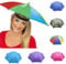 YJLX Regenbogen Hut-Regenbogen Regenschirm HüTe Camouflage Fishing Cap Strand Umbrella Headband, Sonnenschirm- Sonnenhut- Regenschirmhut- Sonnenschutzkappe, Rosa, Einheitsgröße