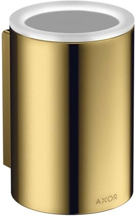 hansgrohe Zahnputzbecher Axor Universal Circular d 76x114mm, Wandmont., pol. Gold Optic