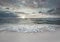 decomonkey Fototapete Meer 400x280 cm Tapete Fototapeten Vlies Tapeten Vliestapete Wandtapete moderne Wand Wandbild Schlafzimmer Wohnzimmer Landschaften Himmel Natur