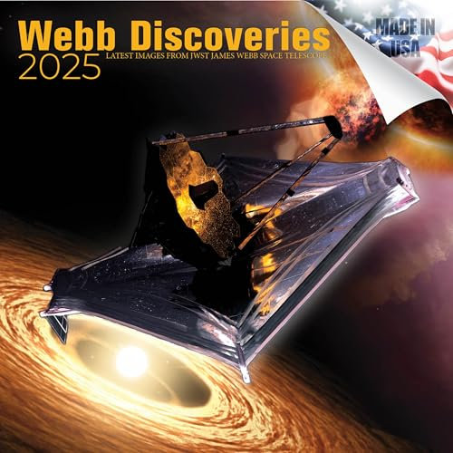 Kalender 2022 2023 James Webb Weltraumteleskop Wandkalender, kostenloses James Webb Weltraum-Teleskop-Poster, 30,5 x 61 cm offen, Lehrerplaner, JWST-Kalender für Organisation und Planung, hergestellt