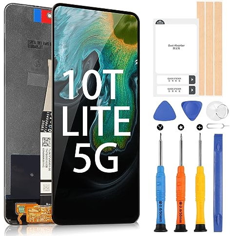 ARSSLY Pantalla para Xiaomi Mi 10T Lite 5G M2007J17G LCD Pantalla Táctil Asamblea Reemplazo de Cristal Digitalizador con Herramientas(No para Mi 10T 5G)