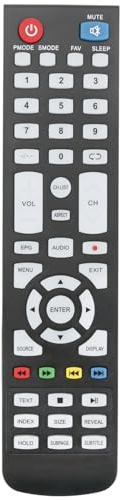 ALLIMITY Telecomando Sostituzione adatta per BRANDT JVC UNITED TV LT-32HG82U LT-32FD300 LT-19HA82U LT-32HG82WU L-28HA82U LT-28FD100 LED32BH55 LED24BH55 B1960HD-LED