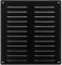 260x280mm Rejilla de Ventilación con Mosquitera - Rejillas de Aireación Metálicas - Acero, Antracita