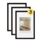 walther design Bilderrahmen Peppers Holzrahmen 7x10 cm schwarz, 3er Pack, BP710B3