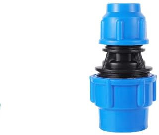 MiJunHD Raccord droit réducteur de tuyau en polyéthylène, 32 mm à 20 mm, raccord rapide en plastique pour arrosage de jardin et agriculture (1 pièce)