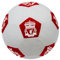 Character World Liverpool rundes Fußballkissen, offizielles Lizenzprodukt, superweich, weißes Fußball-Wappenkissen, perfekt für jedes Schlafzimmer, auf dem Sofa, 25 x 25 cm