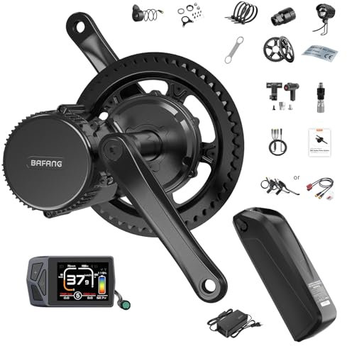 Bafang BBS01B 250W 36V Moteur avec 36V24ah Downtube Batterie et LCD EKD01 Écran, Can Version kit de Conversion de Vélo Électrique pour VTT BB68mm-73mm