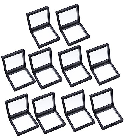 HAPINARY Nail Art Organizer Box 3pcs False Nails Acrylic Strips Display Tray Storage Holder
