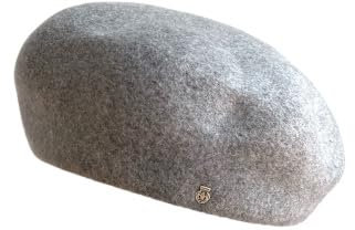 Roeckl Sorbonne Baskenmütze aus Wollfilz, Grau