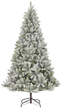Black Box Trees Nagoya Künstlicher Weihnachtsbaum mit Schnee – Christmas Tree H210 x Ø115 cm – Grün Frosted