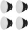 4Pcs Light Diffuser Sock, 7/18cm Diffuser Lamp Cover White Soft Lampshade Reflector Lamp Sock for Studio Strobe Reflectors Ring Light Flash Light Standard Reflector