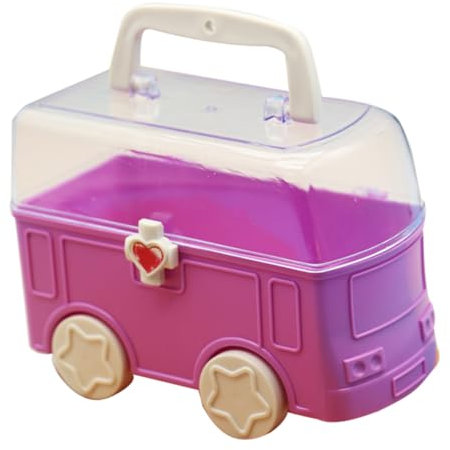 ULTECHNOVO Cute Simulation Storage Car Toy Box Storage Bins for Boys and Girls Multi-functional Decorative Organizer