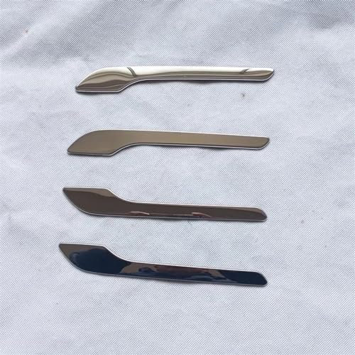 NMJLQW Car Door Handle Cover Metal Stainless Steel Chrome Exterior Door Handle Sticker for Tesla for Model 3 Y 2023 2024 Decorative Stickers