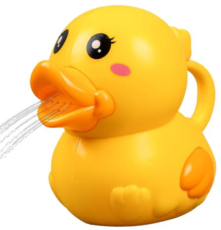 yakermur Arrosoir pour - Arrosoir-Jouet Design Canard Jaune - Canard Jaune avec Bec Verseur pour Jardin Extérieur Salle de Bain Intérieur Maison Jardinage