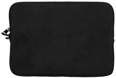 kwmobile Tablet Schutzhülle für 9,7-11 Tablet Hülle - Tablet Flip Case mit Kleiner Tasche - Cord Neopren Cover - Schwarz