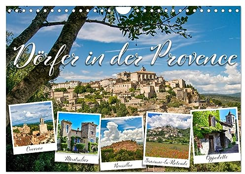 Dörfer in der Provence (Wandkalender 2026 DIN A4 quer), CALVENDO Monatskalender: Idyllische Dörfer in der malerischen Landschaft der Provence. (CALVENDO Orte)