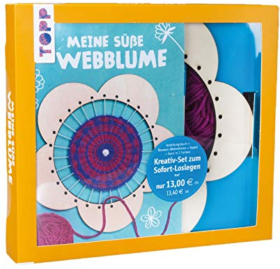 Kreativ-Set Meine süße Webblume (Buch + Material): Buch mit Anleitungen und Material zum Sofort-Loslegen (Kreativ-Sets)